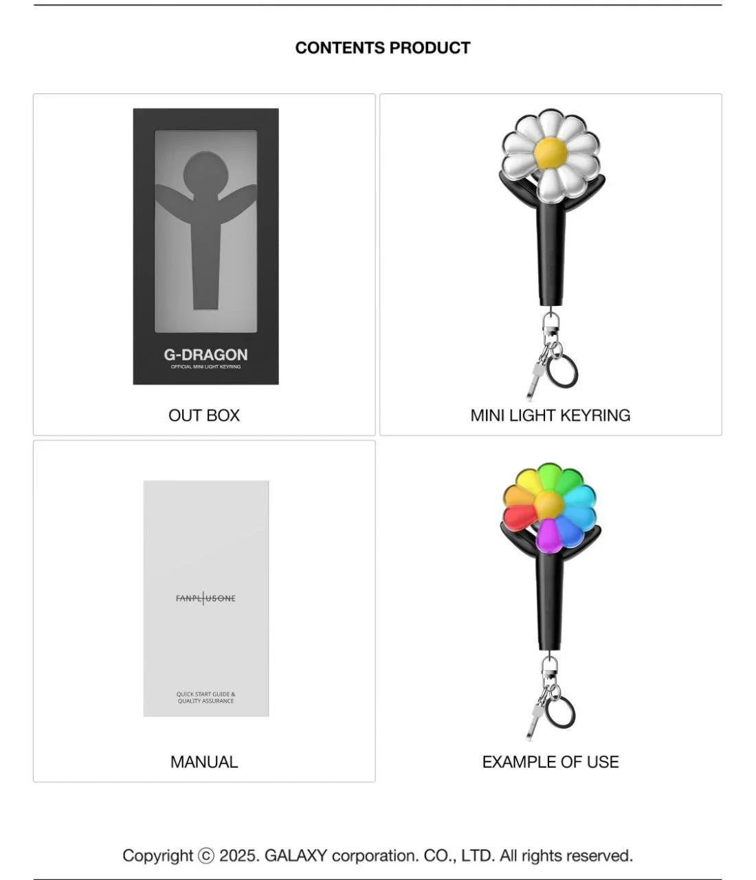 G-Dragon Official Keyring