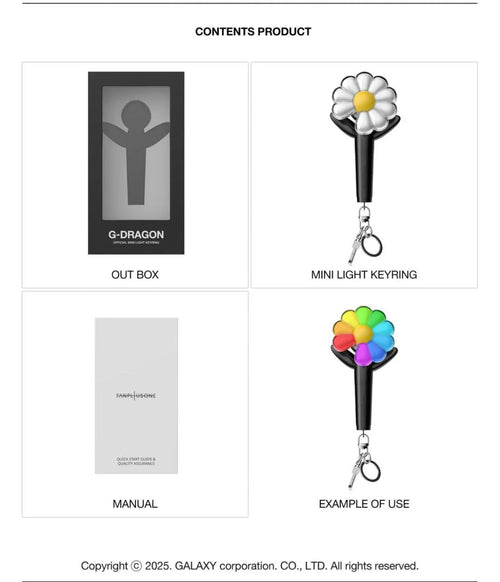G-Dragon Official Keyring